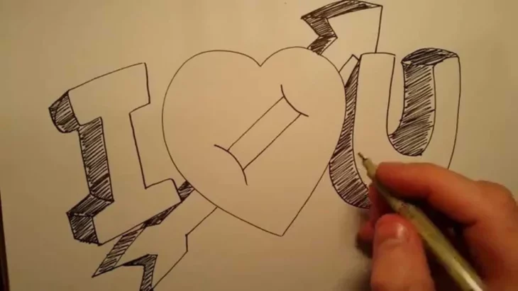 300 картинок карандашом про любовь для срисовки