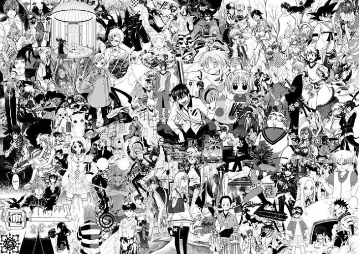 200 чёрно-белых самых популярных и легких картинок для срисовки