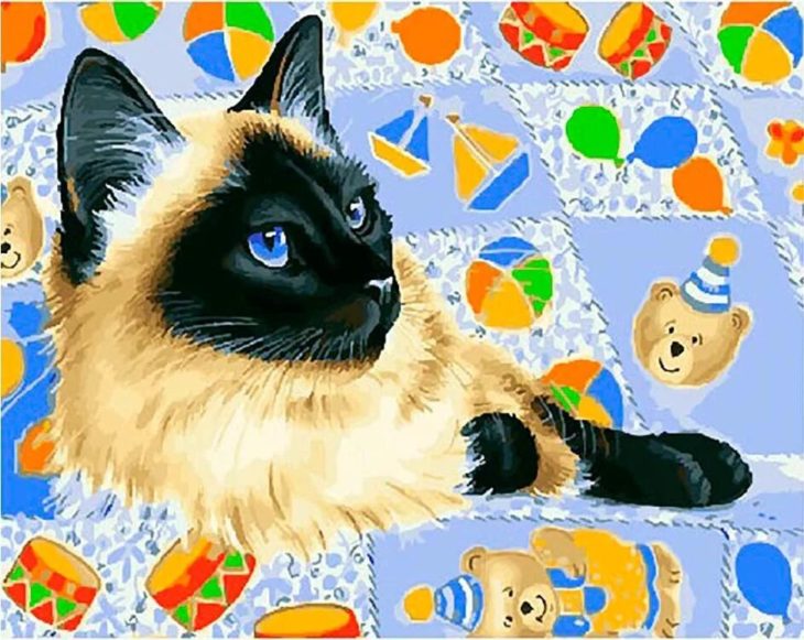 200 картинок кошек для срисовки
