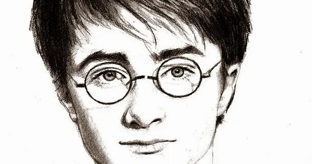 100 картинок Гарри Поттера для срисовки